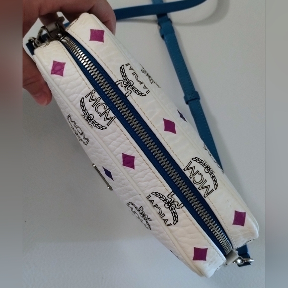 MCM Spektrum Camera Bag With MCM Blue Lagoon Wallet NWOT - Picture 7 of 16